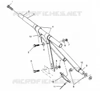FRONT Drehmomentarm 500 EFI 0963774 and EUROPEAN 500 EFI E963774 (4936183618B012)
