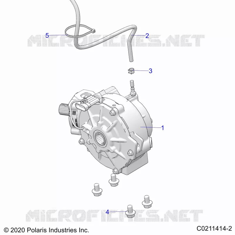 ANTRIEB, FRONT GEARCASE MOUNTING