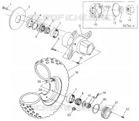 VORDERRAD  SPORTSMAN 500 W97CH50A (4939993999B007)