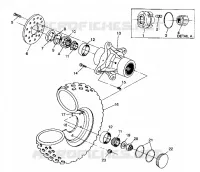 VORDERRAD ASSEMBLY 4X4 250 W938127 (4924042404014A)