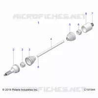 DRIVE TRAIN, HINTERE ANTRIEBSWELLE