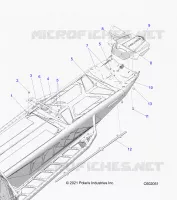 CHASSIS, REAR, MISC. COVERS AND SNOWFLAP