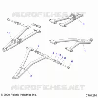 FRONT SUSPENSION CONTROL ARMS