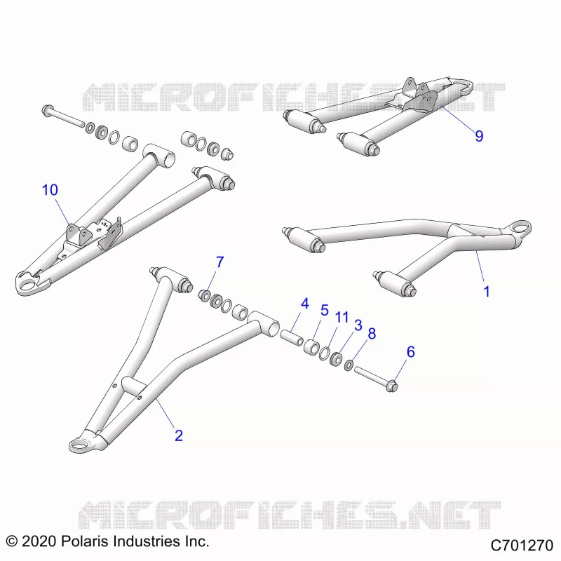 FRONT SUSPENSION CONTROL ARMS