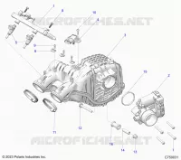 ENGINE, LUFTEINLASS MANIFOLD