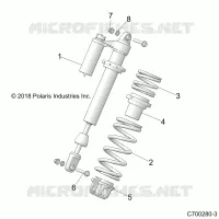 SUSPENSION, FRONT SHOCK MOUNTING