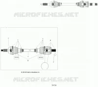 DRIVE TRAIN, GETRIEBE VORNE SHAFT