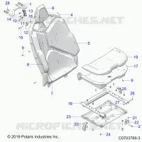 SITZ ASM., REAR, PREMIUM/DELUXE