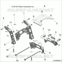 CHASSIS, MOUNTING, FRONT GETRIEBEGEHÃ„USE