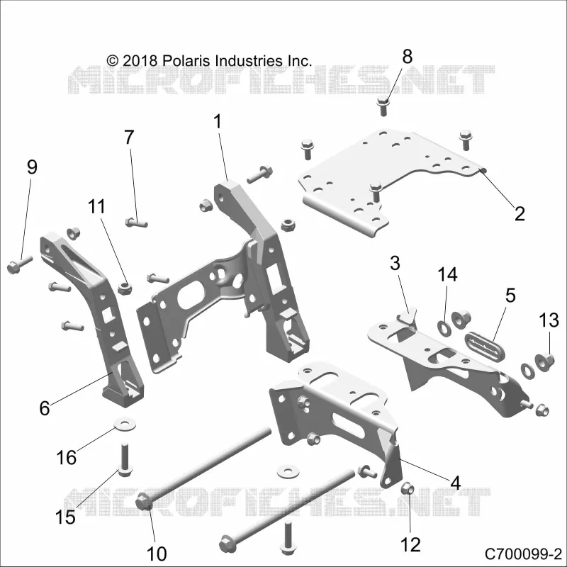 CHASSIS, MOUNTING, FRONT GETRIEBEGEHÃ„USE