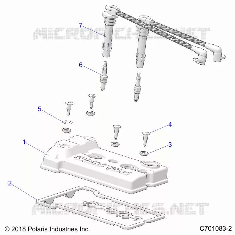 ENGINE, VENTILDECKEL, SPARKPLUGS AND WIRES