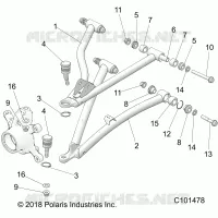FRONT SUSPENSION A-ARMS