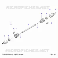ANTRIEB, DRIVE SHAFT, FRONT
