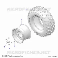 RADS, REAR TIRE