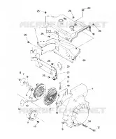 Gebläsegehäuse AND RÜCKZUG ANLASSER  SuperTrak (4917131713027A)