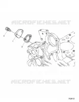 ENGINE, HINTER GEARCASE COVER