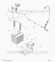 ELEKTRIC, BATTERY WITH CABLES, 12V