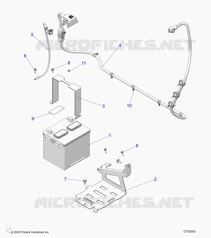 ELEKTRIC, BATTERY WITH CABLES, 12V