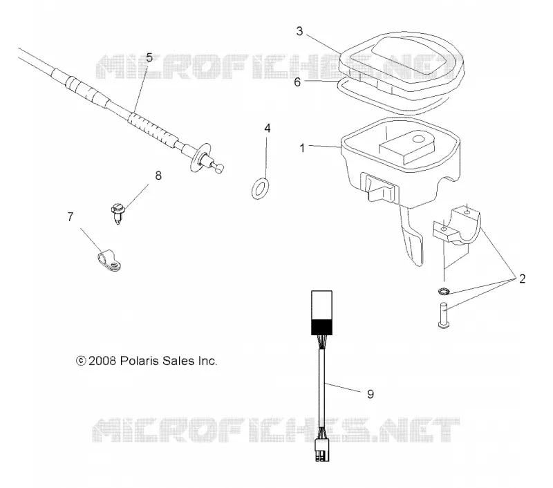 KONTROLLEN   DROSSELN ASM. and CABLE
