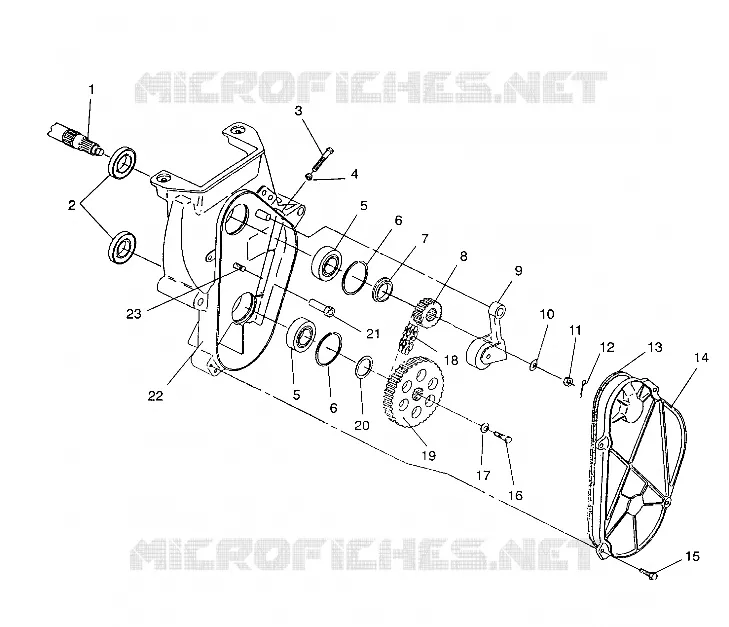 Kettenkasten ASSEMBLY 440 XCR / 0931760 (4923022302018A)