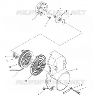 RÜCKZUG ANLASSER ASSEMBLY 440 0962760 (4931743174C013)