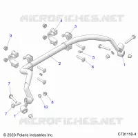SUSPENSION, REAR STABILISATORSTANGE