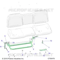 SITZ ASM. REAR FRAME