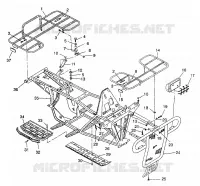 BUMPER / GEPÄCHTRÄGER MOUNTING 4X4 350L W938139 (4924052405003A)