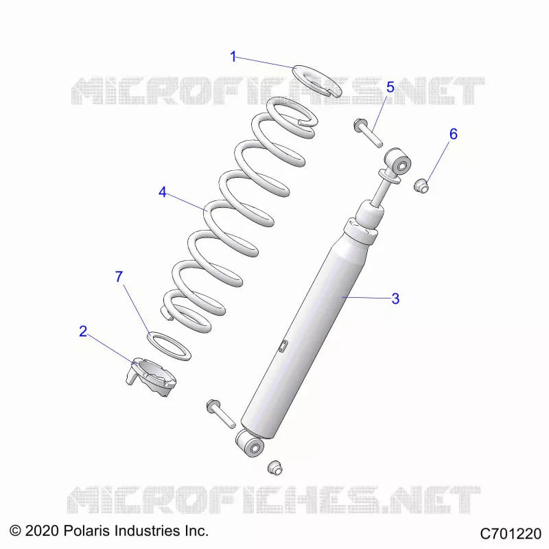 SUSPENSION, FRONT SHOCK MOUNTING