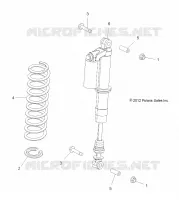 FRONT SUSPENSION SCHOCK MOUNTING