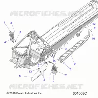 CHASSIS, CLUTCH GUARD, FOOTRESTS, AND RUNNING BOARDS