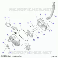 ANTRIEB, CLUTCH COVER AND DUCTING