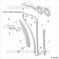CAM CHAIN AND TENSIONER