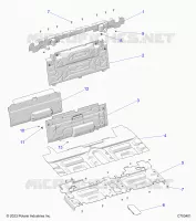 KAROSSERIE HINTEN CLOSEOFF, CENTER PANELS
