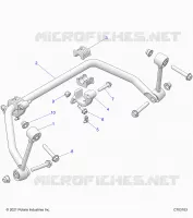 SUSPENSION, FRONT STABILISATORSTANGE