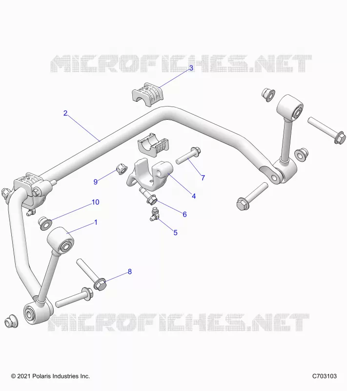 SUSPENSION, FRONT STABILISATORSTANGE