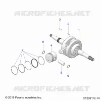 ENGINE, KURBELWELLE AND PISTON