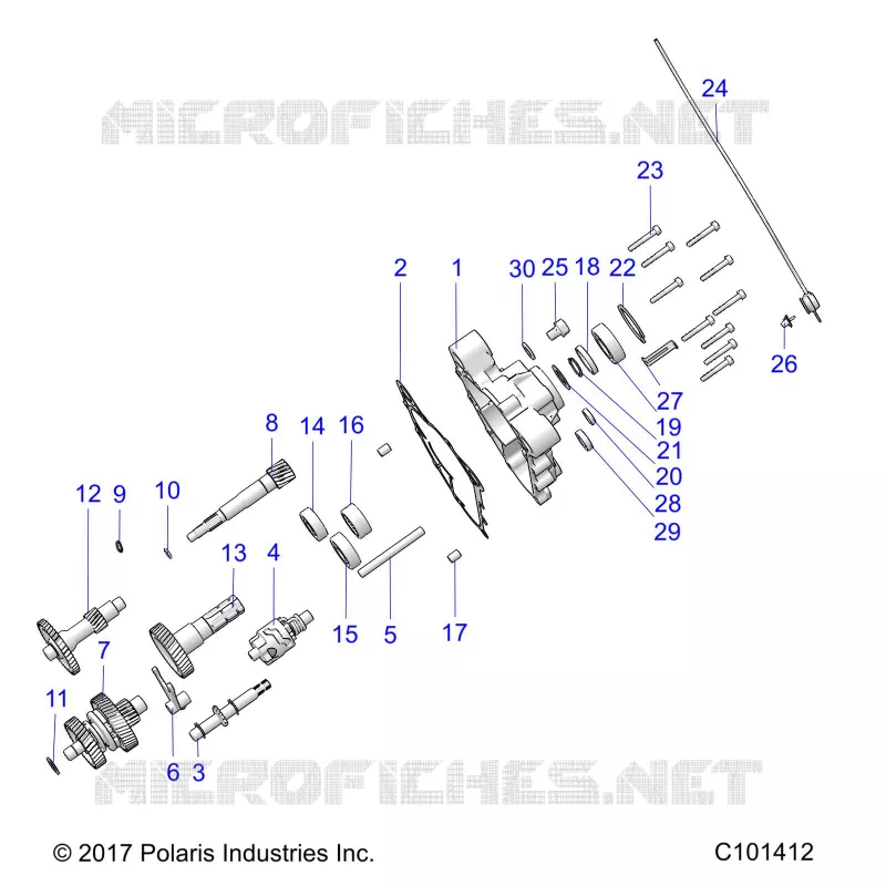 DRIVE TRAIN, MAIN GEARCASE