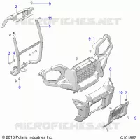 FRONTSTOSSSTANGE AND MOUNTING
