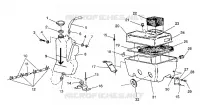 ÖLTANK / LUFTFILTERKASTEN  SPORT / 0930443 (4922942294025A)