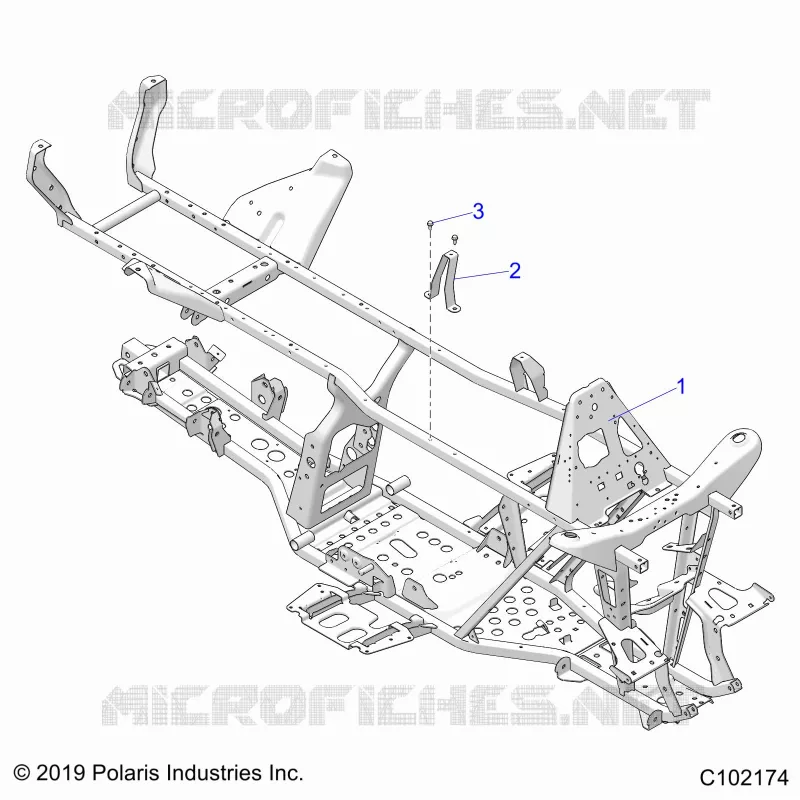 CHASSIS, RAHMEN -A21SDE57K4 (C102174)