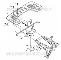 HINTER RACK MOUNTING XPLORER 400L W98CC38C (4945414541A007)