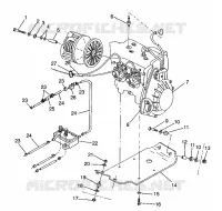 MOTORAUFHÄNGUNG SPORT 0980443 and SPORT TOURING 0980243 (4942054205C003)