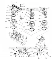 CYLINDER   MANIFOLD ASSEMBLY STORM 0950782, STORM SKS 0950582,  EURO STOR (4929012901C009)