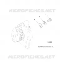 VORDERBREMSE CALIPER MOUNTING