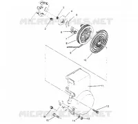 RÜCKZUG ANLASSER XLT SP 0966676 and EUROPEAN XLT SP E966676 (4931703170D003)