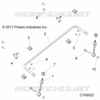 FRONT SUSPENSION STABILIZER BAR- R19RSE99/A (C700032)