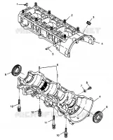 CRANKCASE XLT TOURING 0973357 AND EUROPEAN XLT TOURING E973357 (4937723772C007)