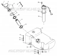 TREIBSTOFF TANK SL 780 B974088 and Intl. SL 780 I974088 (4940924092A009)