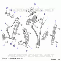 ENGINE, TIMING AND OIL KETTEN DRIVES